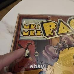 PAC MAN PINBALL Pinball BACKGLASS by BALLY 1982 Midway