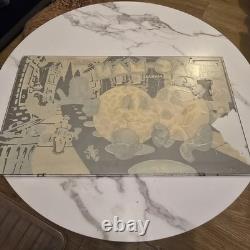 PAC MAN PINBALL Pinball BACKGLASS by BALLY 1982 Midway