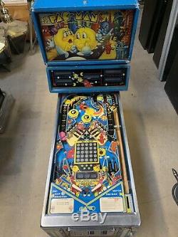 Pac Man Pinball Machine / 1982 Bally Vintage (NOT WORKING)