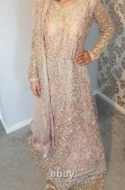 Pakistani/indian asian pink bridal dress