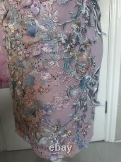 Pearl Carty Pink Embellished Dress For Special occasion