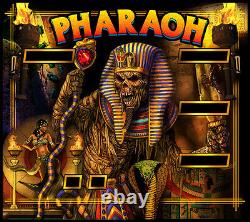 Pharaoh Pinball Alternate Translite withFREE playfield decal