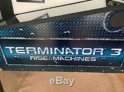 Pin Ball Machine Terminator 3 Rise of the Machines Coin operated immaculate