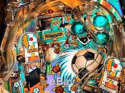 Pinball BALLY World Cup Soccer 1994 Flipper 100% Work. REVISIONED + All Manual