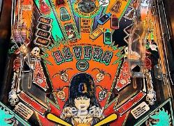 Pinball Bally ELVIRA and the party monsters 1989 Flipper 100% Working MANUAL