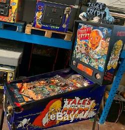 Pinball DataEast Tales From The Crypt 1993 Flipper Data East ORIG. MANUAL+TOPPER