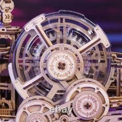 Pinball Gear Ball Challenge 3D Wooden Puzzle DIY Table Game Model EGC