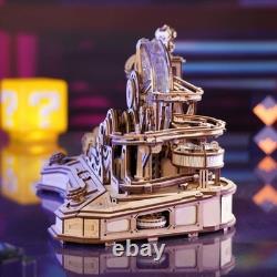 Pinball Gear Ball Challenge 3D Wooden Puzzle DIY Table Game Model EGC