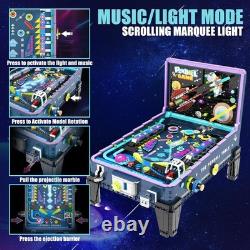 Pinball Machine Building Blocks Model Bricks Coin Operated with Lights & Music
