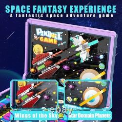 Pinball Machine Building Blocks Model Bricks Coin Operated with Lights & Music