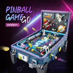 Pinball Machine Building Blocks Model Bricks DIY Boys MOC Toy