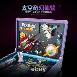 Pinball Machine Building Blocks Model Bricks DIY Boys MOC Toy