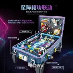 Pinball Machine Building Blocks Model Bricks DIY Boys MOC Toy