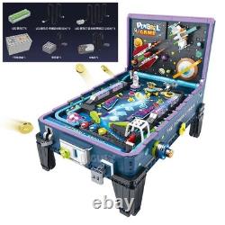 Pinball Machine Building Blocks Model Bricks DIY Boys MOC Toy