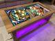 Pinball Machine Coffee Table Oak Table -zaccaria Supersonic Concorde Playfield