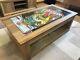 Pinball Machine Coffee Table Solid Oak Table 1976 Williams Aztec Playfield