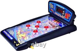 Pinball Machine, Electronic Tabletop Pinball Game, Table Pinball with Lights & S