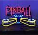 Pinball Machine Neon Sign Light Lamp Business Bar Beer Glass Gift Df 20x16