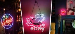 Pinball Machine Neon Sign Light Lamp Business Bar Beer Glass Gift DF 20x16