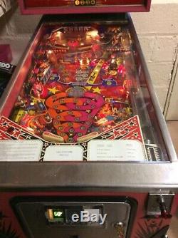 Pinball Machine. Zaccaria Pinball Champ 82. For Up To Four Players