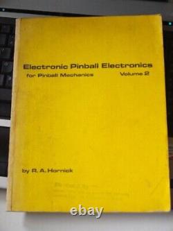 Pinball Machine repair maintenance service manual Hornick Electronics