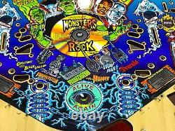 Pinball Monster Bash Williams 1998 Flipper PLAYFIELD USED Cond. 7/10 Mod. 1