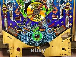 Pinball Monster Bash Williams 1998 Flipper PLAYFIELD USED Cond. 8/10 Mod. 2