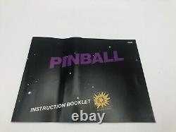 Pinball Nintendo Nes Rare Mattel 1st Print 1987 WithManual 8 Bit Retro PAL #0210