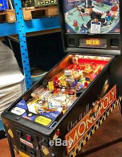 Pinball STERN Monopoly 2001 Flipper (Only3640Produced) Original Glass + Manual