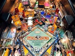 Pinball STERN Monopoly 2001 Flipper (Only3640Produced) Original Glass + Manual