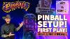Pinball Slot Machine Setup Process And First Spin Tons Of Jackpots Behind The Scenes