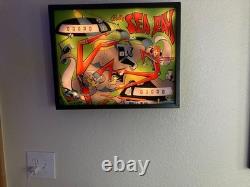 Pinball Wall Art Sea Ray 1971 LED Illuminated Back glass Arcade Decor