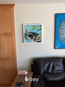 Pinball Wall Art Surfers 1966 LED Illuminated Backglass Arcade Decor