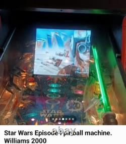 Pinball Williams2000 Starwars Episode1, Fantastic condition, great fun