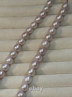 Pink Freshwater Pearl Necklace 11mm Round Pearl 44cm Elegant Statement Jewellery
