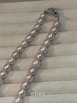Pink Freshwater Pearl Necklace 11mm Round Pearl 44cm Elegant Statement Jewellery