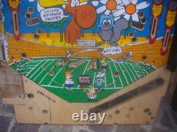 Playfield for pinball Rocky & Bullwinkle (Data East)