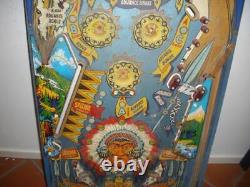 Playfield for pinball Shooting the Rapids (Zaccaria)