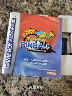 Pokémon Pinball Nintendo Ruby Sapphire Edition for Gameboy Advance