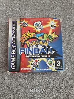 Pokemon Pinball Ruby & Sapphire (Game Boy Advance) GBA Complete