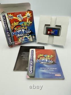 Pokemon Pinball Ruby & Sapphire Nintendo Gameboy Advance Video Game Boxed