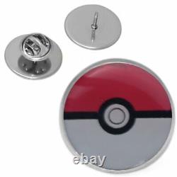 Pokemon Pokeball Poke Ball Tie Lapel Suit Bag Pin