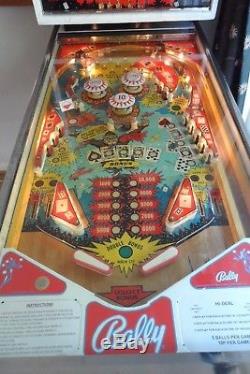 Professional hi end restored 1975 Bally Hi-Deal Pinball Machine utterly stunning