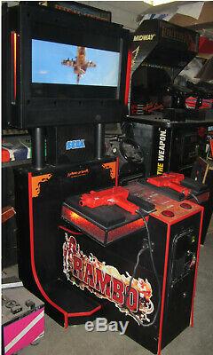 RAMBO ARCADE Shooting MACHINE by SEGA (Excellent Condition)