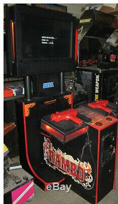RAMBO ARCADE Shooting MACHINE by SEGA (Excellent Condition)