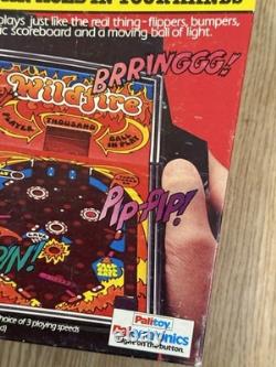 RARE 1979 PALITOY WILDFIRE ELECTRONIC PINBALL game Boxed