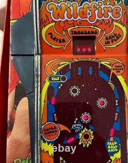 RARE 1979 PALITOY WILDFIRE ELECTRONIC PINBALL game Boxed