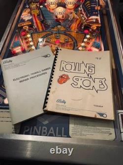 RARE 1980 Rolling Stones Pinball Machine by Bally