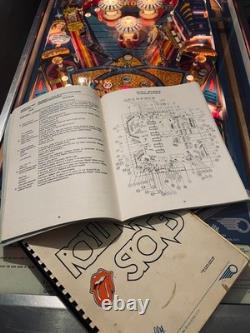 RARE 1980 Rolling Stones Pinball Machine by Bally