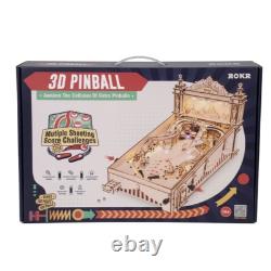 ROBOTIME ROKR 3D Pinball Machine DIY 3D Wooden Puzzle Craft Gift Model Kit EG01